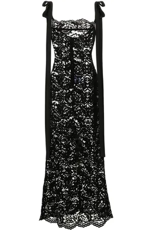 Atu Body Couture X Rue Ra corded-lace maxi dress