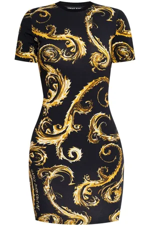 VERSACE Baroque-print t-shirt dress