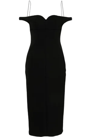 Serafini Off-shoulder midi dress