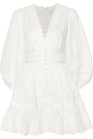 ZIMMERMANN Pop linen mini dress