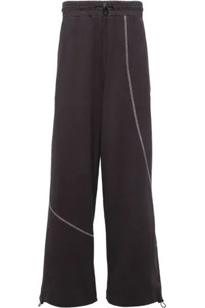 FIVE CM Curve-seam cotton track pants