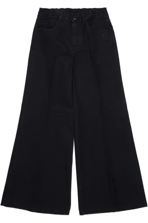 Diesel Oval D-embroidered gabardine trousers