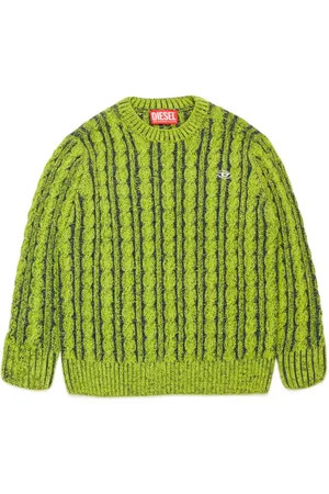 Diesel Cable-knit crew-neck jumper