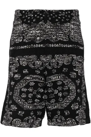 Breathe Patterned-jacquard bouclé shorts