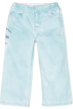 Burberry Equestrian Knight-motif flared jeans