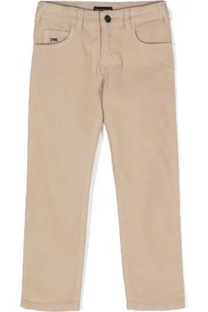 Emporio Armani Straight-leg corduroy trousers