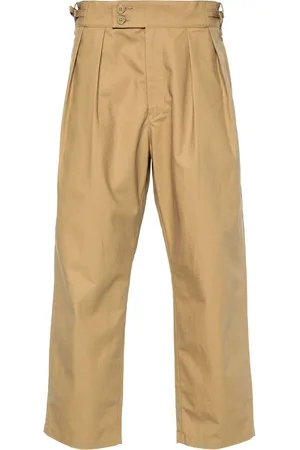 Wtaps Pleat-detailing cotton trousers