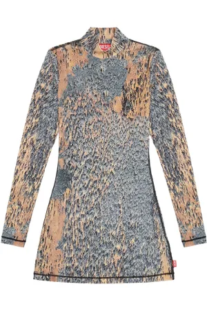 Diesel D-Eleo abstract-print minidress