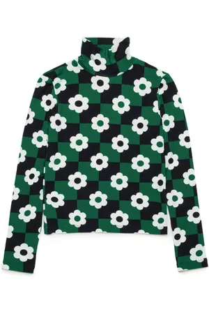 MAX&Co. Kids Floral-print long-sleeve T-shirt