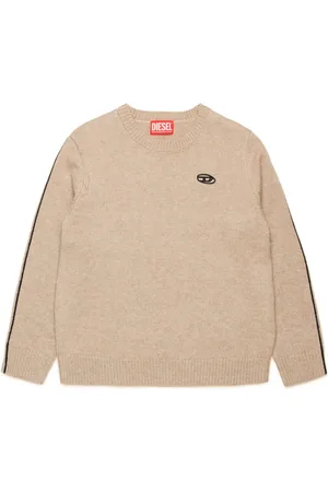 Diesel Cashmere-blend plain knitted pullover