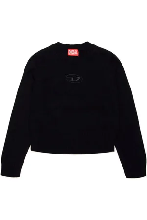 Diesel Logo-embroidered knit jumper