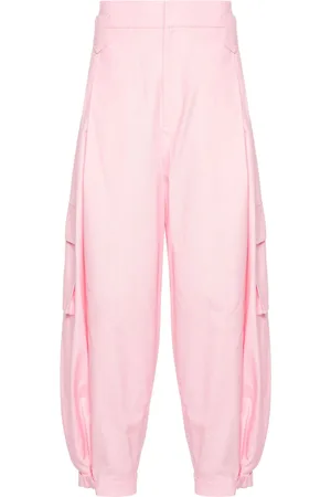 LU’U DAN Pleated cargo trousers