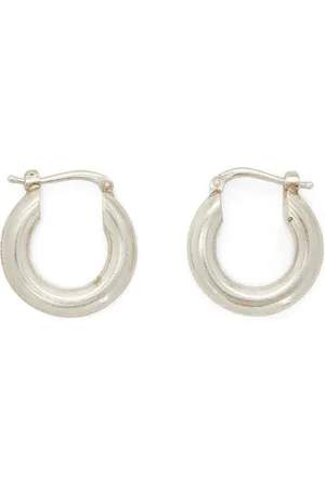 Jil Sander Sculpted hoop earings