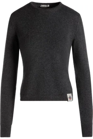 Bally Logo-patch cashmere jumper