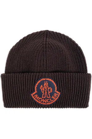 Moncler Logo-patch wool beanie