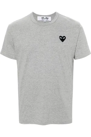 Comme des Garçons Heart-patch cotton T-shirt