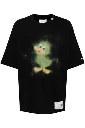 Maison Mihara Yasuhiro Duck-print cotton T-shirt