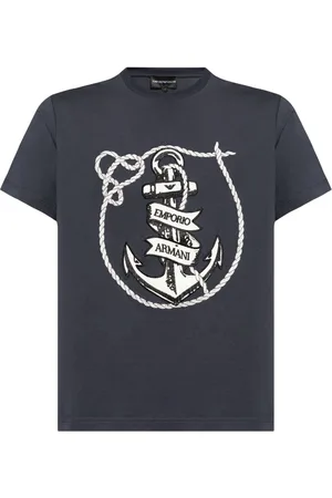 Emporio Armani ASV embroidered T-shirt