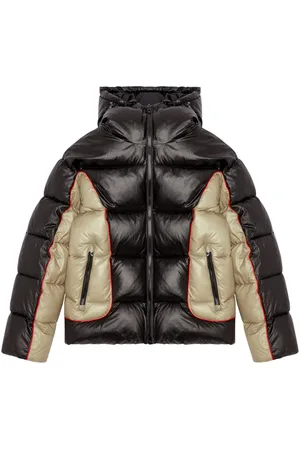 Diesel W-Ostend panelled padded jacket