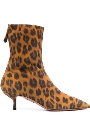 Aquazzura Montmartre 55mm leather boots
