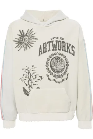 Untitled Artworks Logo-print hoodie