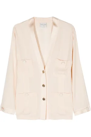 FORTE FORTE Single-breasted crepe cardigan