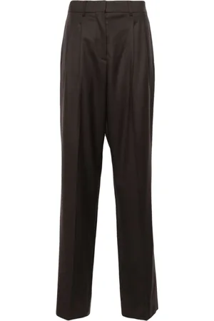 Stella McCartney Pleated wool trousers