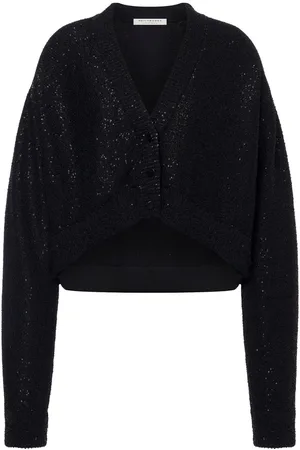 Serafini V-neck sequinned cardigan