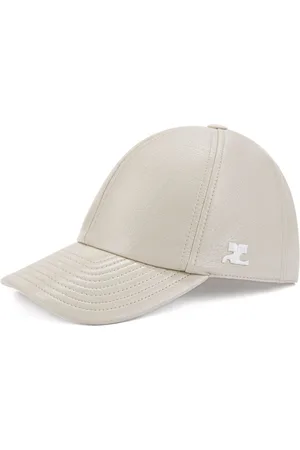 Courrèges Logo-embroidered patent cap