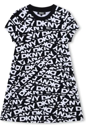 DKNY Logo-print short-sleeve dress