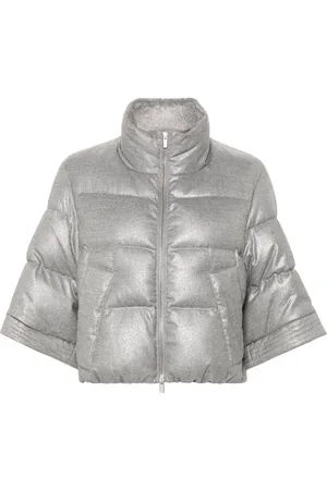 PESERICO SIGN Glitter-embellished puffer jacket