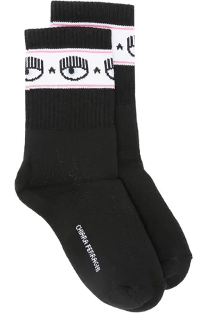 Chiara Ferragni Eye Star ribbed-ankle socks