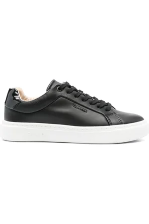 Calvin Klein Lace-up leather sneakers
