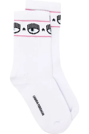 Chiara Ferragni Eye Star ribbed-ankle socks