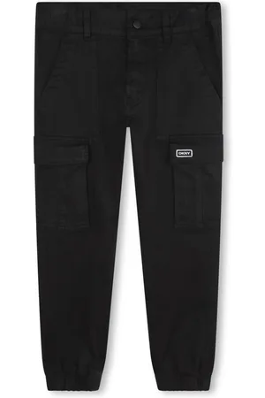 DKNY Logo-patch cargo pants