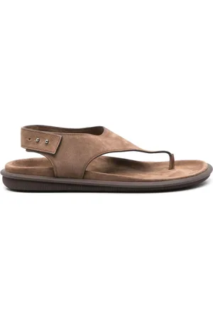 Giorgio Armani Sling-back suede sandals