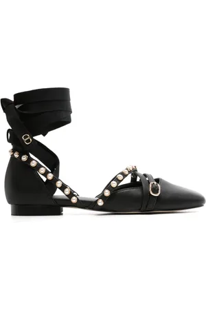 Twin-Set Tied ballerina shoes