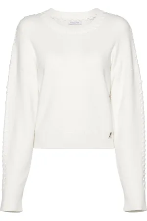 Patrizia Pepe Weave-lace jumper