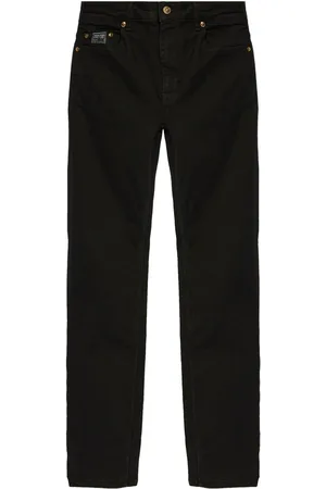 VERSACE Logo straight-leg jeans