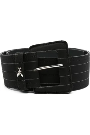 Patrizia Pepe Pinstriped twill belt