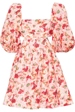 ZIMMERMANN Lightburst floral-print mini dress