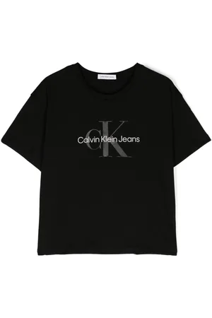 Calvin Klein Logo-print drop-shoulder T-shirt