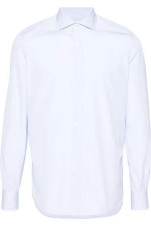 MAZZARELLI Windowpane-print shirt