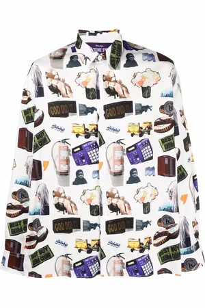 Etudes Illusion all over print shirt
