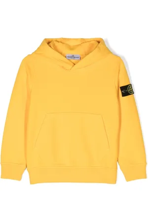 Stone Island Compass-badge cotton hoodie