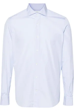 MAZZARELLI Windowpane-print shirt