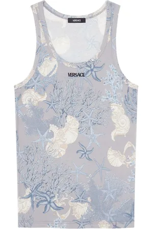 VERSACE Barocco Sea ribbed tank top
