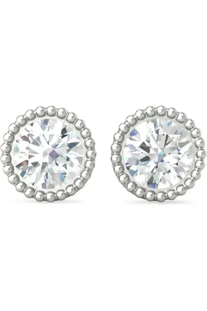 VEYNOU 14kt white gold Kate diamond stud earrings