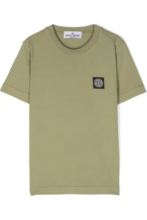 Stone Island Compass-patch cotton T-shirt