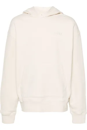 AMIRI Logo-embroidered cotton hoodie
